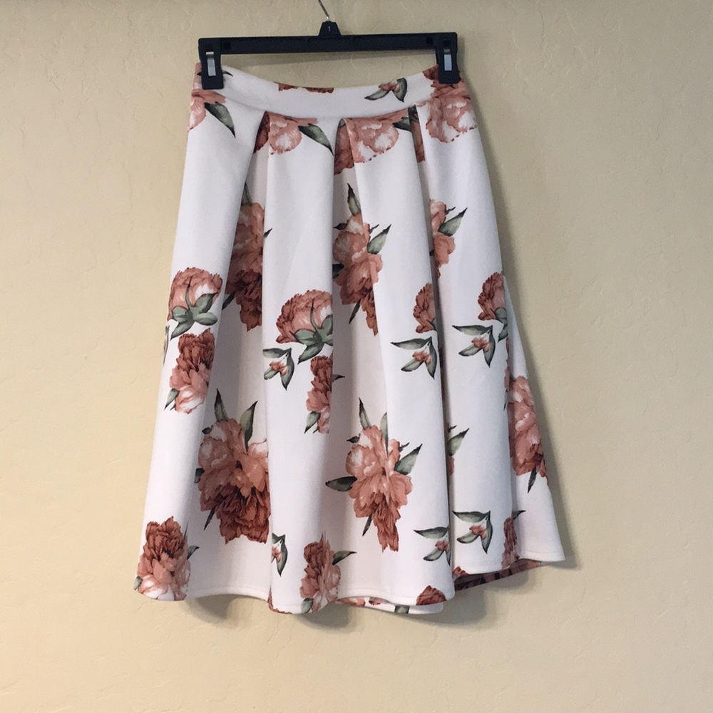 Floral and Flowy Skirt